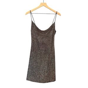 Urban Outfitters Black Glitter Dress